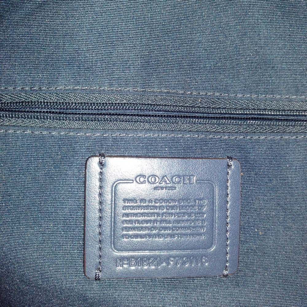 Coach Leather Backpack - image 7